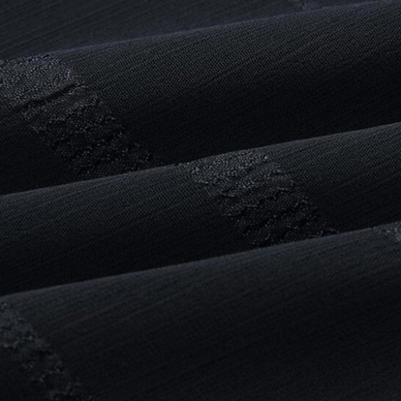 Black Lace Up Romper Set Little Black Dress - Picture 3 of 5